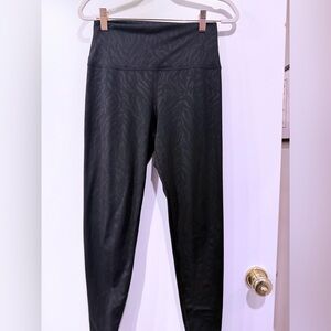 Full length Sweaty Betty Leggings M metallic striped